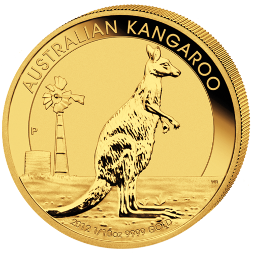 1/10 Gold Oz Känguru