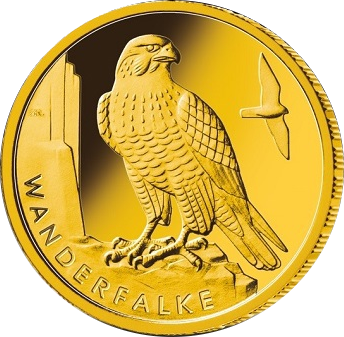 1/8 Oz Gold, 20 Euro "Wanderfalke" 2019